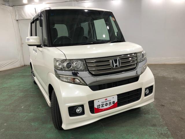 Ｎ−ＢＯＸカスタムＧ・Ａパッケージ　走行６０２６４キロ／タイヤ４本交換／ナビ一年保証・走行距離無制限走行６０２６４キロ　タイヤ４本交換　ワンセグナビ　ブルートゥース　バックカメラ　ＥＴＣ　サイドエアバック　オートライト　ＨＩＤ　片側電動スライドドア（埼玉県）の中古車