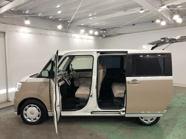 ムーヴキャンバスＧメイクアップＶＳ　ＳＡIII　走行１８２４９キロ／８型ナビ１年保証距離無制限　走行距離１８２４９キロ　純正フルセグナビ　パノラマモニター　ドラレコ　純正マット　サイドエアバッグ　ＬＥＤヘッドランプ　アイドリングストップ　シートヒーター　両側電動スライドドア（東京都）の中古車