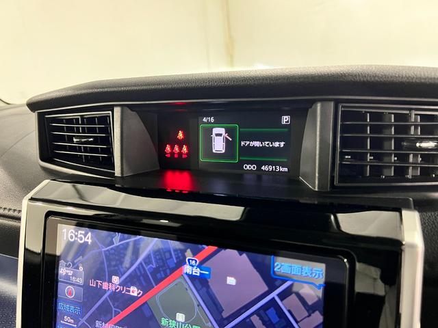 トールカスタムＧターボＳＡ３　９型ナビ　バックカメラ　ドラレコ純正フルセグナビ　バックカメラ　ドラレコ　純正マット　ＬＥＤヘッドランプ　アイドリングストップ　両側電動スライドドア　オート格納式ドアミラー　キーフリー　１年保証距離無制限　走行距離４６９１３キロ（埼玉県）の中古車