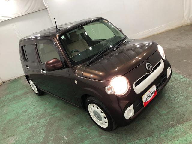 ミラココアココアＸリミテッド　走行９２９９９キロ／車検整備付／雹害一年保証・走行距離無制限走行９２９９９キロ　ワンセグナビ　バックカメラ　助手席エアバック　純正カーペットマット　アイドリングストップ（埼玉県）の中古車