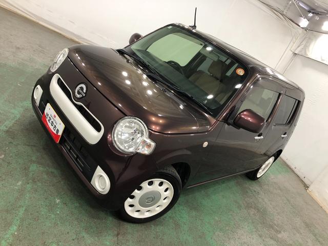 ミラココアココアＸリミテッド　走行９２９９９キロ／車検整備付／雹害一年保証・走行距離無制限走行９２９９９キロ　ワンセグナビ　バックカメラ　助手席エアバック　純正カーペットマット　アイドリングストップ（埼玉県）の中古車