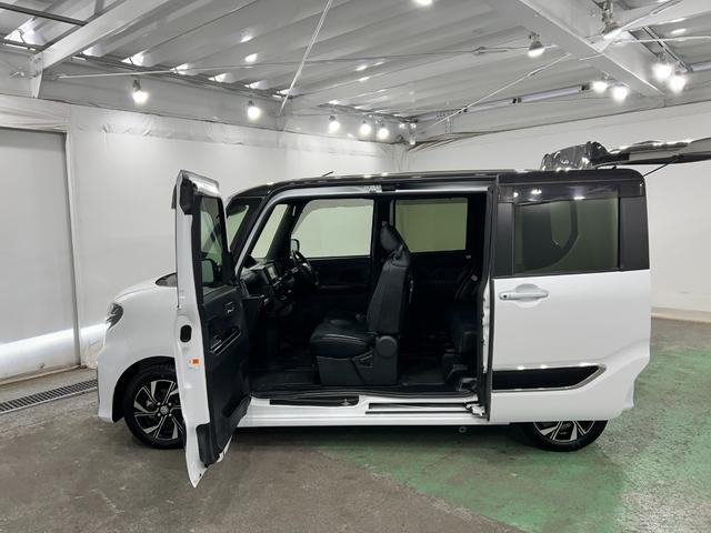 タントカスタムＸ　走行６３０７４キロ／ナビ／ドラレコ／バックカメラ一年保証・走行距離無制限走行６３０７４キロ　フルセグナビ　ブルートゥース　バックカメラ　ドラレコ　クリアランスソナー　ＬＥＤヘッドライト　シートヒーター　両側電動スライドドア（埼玉県）の中古車