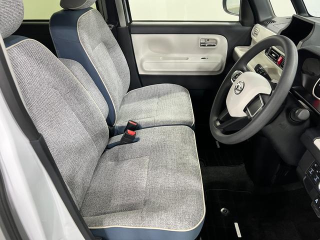 ムーヴキャンバスストライプスＧ　走行６６４７キロ／クリアランスソナー一年保証・走行距離無制限　走行６６４７キロ　サイドエアバック　クリアランスソナー　オートマチックハイビーム　オートライト　ＬＥＤヘッドライト　ベンチシート　シートヒーター　両側電動スライドドア（埼玉県）の中古車