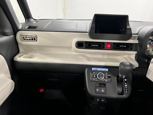 ムーヴキャンバスストライプスＧ　走行６６４７キロ／クリアランスソナー一年保証・走行距離無制限　走行６６４７キロ　サイドエアバック　クリアランスソナー　オートマチックハイビーム　オートライト　ＬＥＤヘッドライト　ベンチシート　シートヒーター　両側電動スライドドア（埼玉県）の中古車