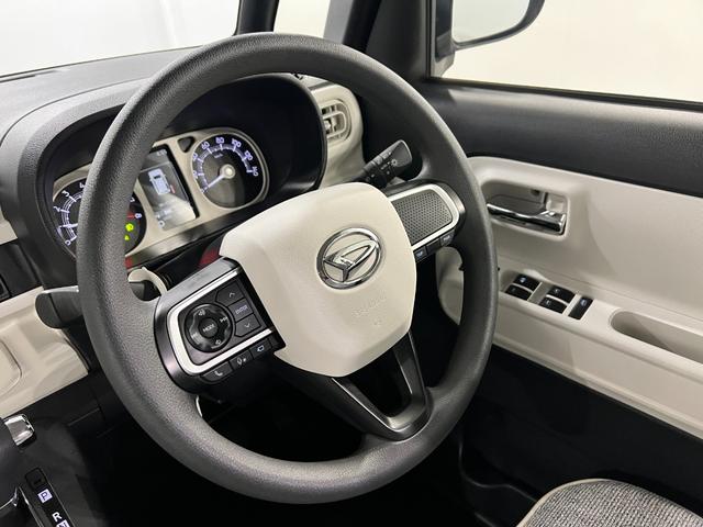 ムーヴキャンバスストライプスＧ　走行６６４７キロ／クリアランスソナー一年保証・走行距離無制限　走行６６４７キロ　サイドエアバック　クリアランスソナー　オートマチックハイビーム　オートライト　ＬＥＤヘッドライト　ベンチシート　シートヒーター　両側電動スライドドア（埼玉県）の中古車