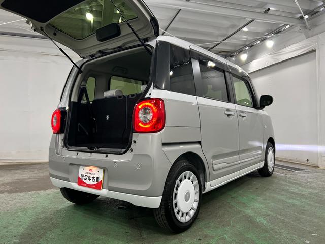 ムーヴキャンバスストライプスＧ　走行６６４７キロ／クリアランスソナー一年保証・走行距離無制限　走行６６４７キロ　サイドエアバック　クリアランスソナー　オートマチックハイビーム　オートライト　ＬＥＤヘッドライト　ベンチシート　シートヒーター　両側電動スライドドア（埼玉県）の中古車