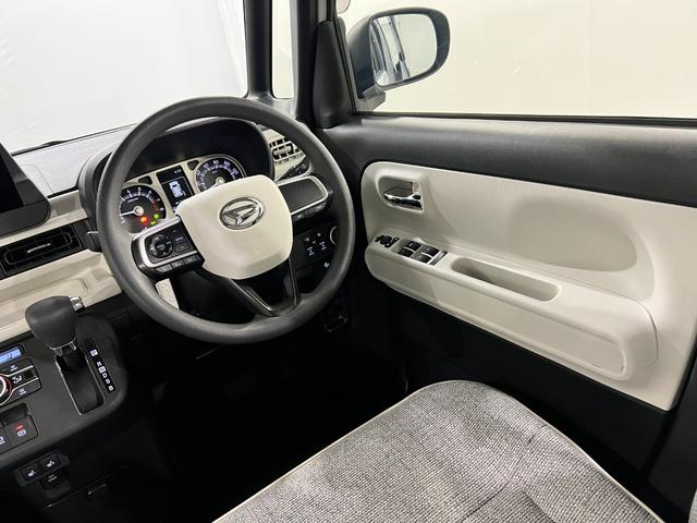 ムーヴキャンバスストライプスＧ　走行６６４７キロ／クリアランスソナー一年保証・走行距離無制限　走行６６４７キロ　サイドエアバック　クリアランスソナー　オートマチックハイビーム　オートライト　ＬＥＤヘッドライト　ベンチシート　シートヒーター　両側電動スライドドア（埼玉県）の中古車