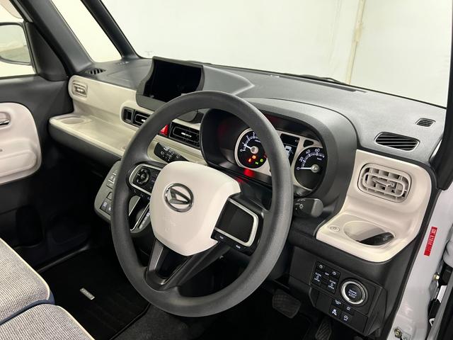 ムーヴキャンバスストライプスＧ　走行６６４７キロ／クリアランスソナー一年保証・走行距離無制限　走行６６４７キロ　サイドエアバック　クリアランスソナー　オートマチックハイビーム　オートライト　ＬＥＤヘッドライト　ベンチシート　シートヒーター　両側電動スライドドア（埼玉県）の中古車