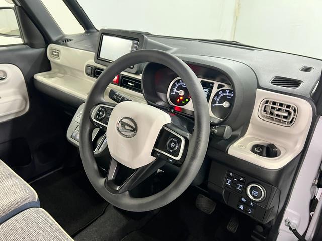 ムーヴキャンバスストライプスＧターボ　走行１４０７９キロ／ナビ／ドラレコ一年保証・走行距離無制限走行１４０７９キロ　フルセグナビ　ブルートゥース　バックカメラ　ドラレコ　ＥＴＣ　クリアランスソナー　オートライト　ＬＥＤヘッドライト　シートヒーター　両側電動スライドドア（埼玉県）の中古車