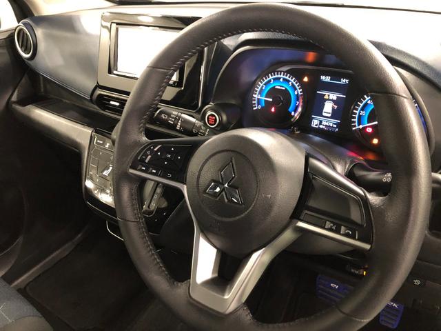 eKクロスT 走行39476キロ/車検整備付/ナビ/全周囲カメラ一年保証・走行距離無制限走行39476キロ 車検整備付 フルセグナビ ブルートゥース ETC 全周囲カメラ オートライト LEDヘッドライト(埼玉県)の中古車