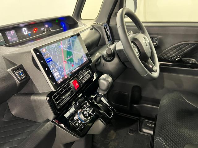 タントカスタムＲＳ　車検整備付／走行２３１３９キロ／純正９型ナビ１年保証距離無制限　走行距離２３１３９キロ　純正フルセグナビ　パノラマモニター　ドラレコ　純正マット　サイドエアバッグ　ＬＥＤヘッドランプ　アイドリングストップ　シートヒーター　両側電動スライドドア（埼玉県）の中古車