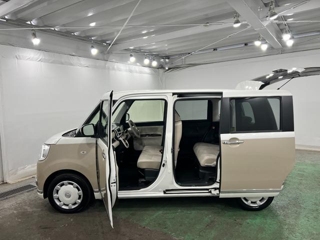 ムーヴキャンバスＧメイクアップリミテッド　ＳＡIII　ナビ／ドラレコ／禁煙車禁煙車　ワンオーナー　　純正フルセグナビ　ブルートゥース　全周囲カメラ　ドラレコ　クリアランスソナー　オートライト　ＬＥＤヘッドライト　両側電動スライドドア　プッシュボタンスタート　オートエアコン（埼玉県）の中古車