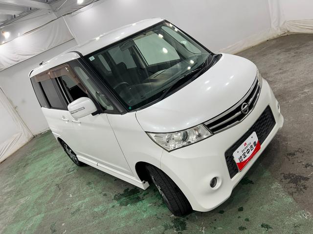 ルークスハイウェイスター　走行６９５５０キロ／ワンセグナビ／マット１年保証距離無制限　走行距離６９５５０キロ　ワンセグナビ　純正マット　助手席エアバッグ　オートライト　ＨＩＤヘッドランプ　片側電動スライドドア（埼玉県）の中古車