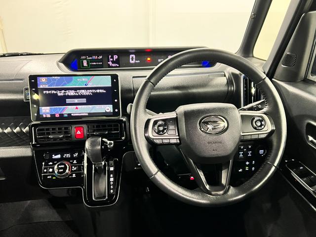 タントカスタムRS 車検整備付/走行47654キロ/9インチナビ1年保証距離無制限 走行距離47654キロ 純正フルセグナビ パノラマモニター ドラレコ 純正マット サイドエアバッグ LEDヘッドランプ アイドリングストップ シートヒーター 両側電動スライドドア(埼玉県)の中古車
