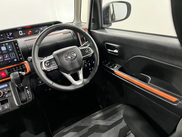タントファンクロスターボ 走行13795キロ/車検整備付一年保証・走行距離無制限走行13795キロ 車検整備付 ディスプレイオーディオ 全周囲カメラ クリアランスソナー オートライト LEDヘッドライト ベンチシート シートヒーター 両側電動スライドドア(埼玉県)の中古車