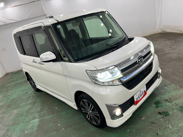 タントカスタムＲＳ　ＳＡ　走行６５９２４キロ／後席モニター／４ＷＤワンオーナー　禁煙車　４ＷＤ　フルセグナビ　バックカメラ　後席モニター　オートライト　ＬＥＤヘッドライト　両側電動スライドドア（埼玉県）の中古車