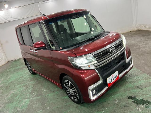 タントカスタムＲＳ　トップエディションリミテッドＳＡIII　ターボ一年保証・走行距離無制限走行４１７４４キロ　フルセグナビ　ブルートゥース　全周囲カメラ　ＥＴＣ　オートライト　ＬＥＤヘッドライト　シートヒーター　両側電動スライドドア（埼玉県）の中古車