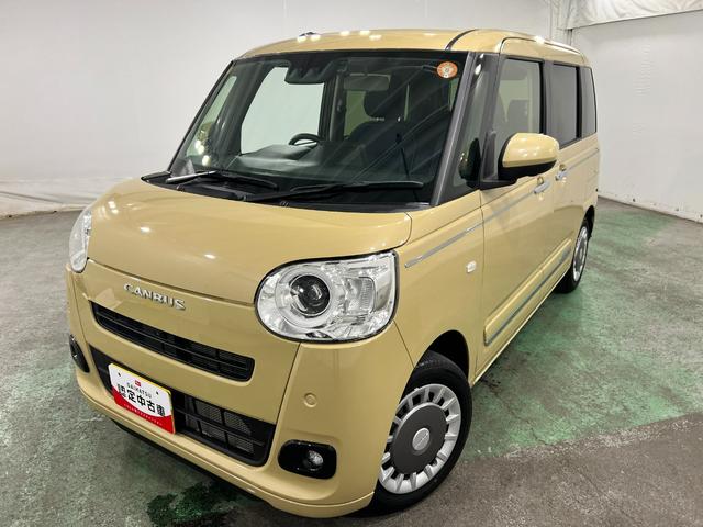 ムーヴキャンバスセオリーＧ　車検整備付／走行１４２８１キロ／純正ナビドラレコ１年保証距離無制限　走行距離１４２８１キロ　純正フルセグナビ　パノラマモニター　ドラレコ　純正マット　サイドエアバッグ　ＬＥＤヘッドランプ　アイドリングストップ　シートヒーター　両側電動スライドドア（埼玉県）の中古車