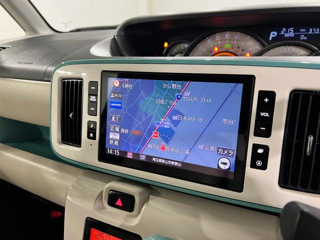 ムーヴキャンバスＧメイクアップＶＳ　ＳＡIII　走行３７３１８キロ／８型ナビ１年保証距離無制限　走行距離（埼玉県）の中古車