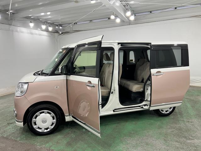ムーヴキャンバスＧメイクアップ　ＳＡII　走行３５４４６キロ／車検整備付一年保証・走行距離無制限走行３５４４６キロ　フルセグナビ　全周囲カメラ　オートライト　ＬＥＤヘッドライト　両側電動スライドドア（埼玉県）の中古車