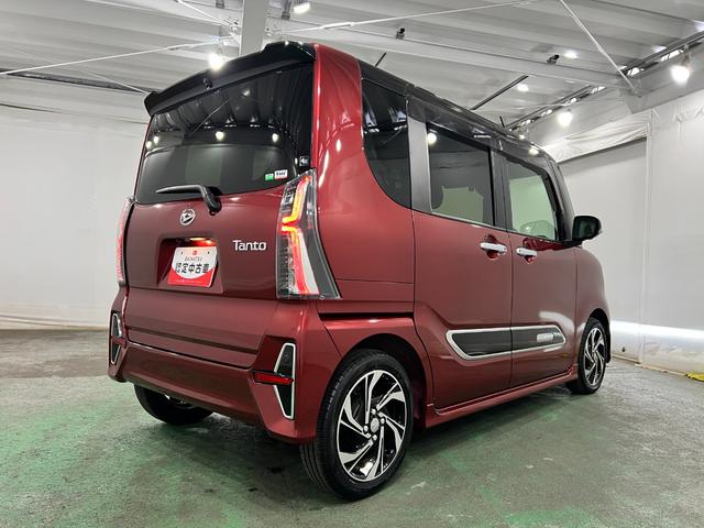 タントカスタムRSスタイルセレクション 走行6998キロ/ナビ一年保証・走行距離無制限走行6998キロ フルセグナビ ブルートゥース 全周囲カメラ ETC ドラレコ クリアランスソナー オートライト LEDヘッドライト シートヒーター 両側電動スライドドア(埼玉県)の中古車