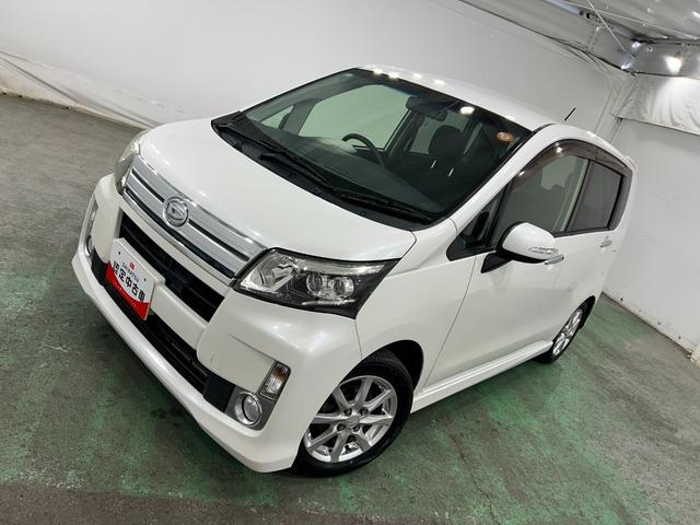ムーヴカスタム　Ｘ　ＳＡ　走行６４１８２キロ／ワンセグナビ／マット１年保証距離無制限　走行距離６４１８２キロ　ワンセグナビ　純正マット　助手席エアバッグ　オートライト　ＬＥＤヘッドランプ　アイドリングストップ　電動格納式ドアミラー　プッシュボタンスタート　キーフリー（埼玉県）の中古車
