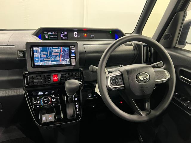タントカスタムＸ　走行３６４２キロ／フルセグナビ／ドラレコ１年保証距離無制限　走行距離３６４２キロ　フルセグナビ　ドラレコ　ブルートゥース　純正マット　サイドエアバッグ　ＬＥＤヘッドランプ　アイドリングストップ　シートヒーター　両側電動スライドドア（東京都）の中古車