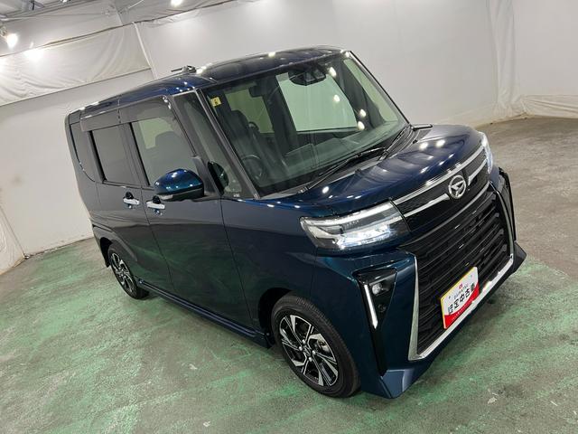 タントカスタムＸ　走行３６４２キロ／フルセグナビ／ドラレコ１年保証距離無制限　走行距離３６４２キロ　フルセグナビ　ドラレコ　ブルートゥース　純正マット　サイドエアバッグ　ＬＥＤヘッドランプ　アイドリングストップ　シートヒーター　両側電動スライドドア（東京都）の中古車
