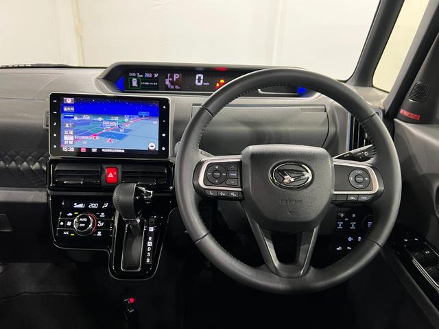 タントカスタムＲＳ　走行４３６１８キロ／純正９インチナビ／ドラレコ１年保証距離無制限　走行距離４３６１８キロ　純正フルセグナビ　パノラマモニター　ドラレコ　純正マット　サイドエアバッグ　ＬＥＤヘッドランプ　アイドリングストップ　シートヒーター　両側電動スライドドア（埼玉県）の中古車