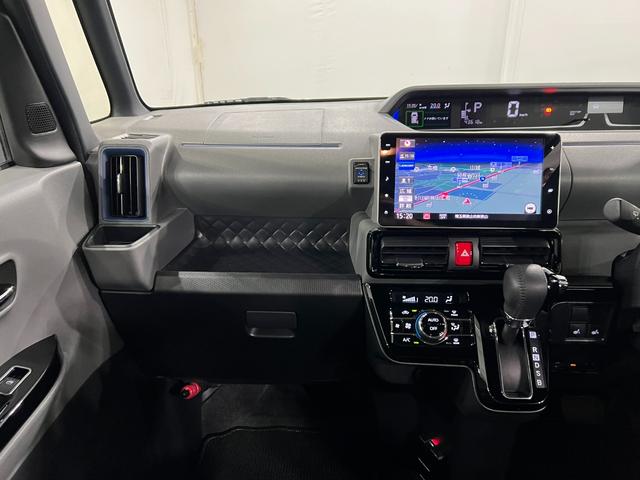 タントカスタムＲＳ　走行４３６１８キロ／純正９インチナビ／ドラレコ１年保証距離無制限　走行距離４３６１８キロ　純正フルセグナビ　パノラマモニター　ドラレコ　純正マット　サイドエアバッグ　ＬＥＤヘッドランプ　アイドリングストップ　シートヒーター　両側電動スライドドア（埼玉県）の中古車