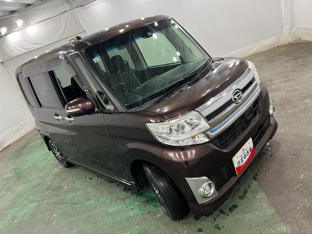 タントカスタムX トップエディションSAII 走行67146キロ1年保証距離無制限 走行距離67146キロ フルセグナビ バックカメラ ブルートゥース 純正マット 助手席エアバッグ LEDヘッドランプ 両側電動スライドドア オート格納式ドアミラー(埼玉県)の中古車