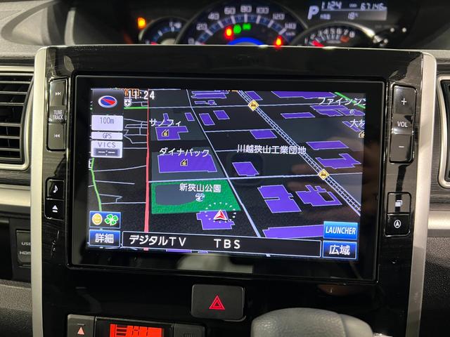 タントカスタムX トップエディションSAII 走行67146キロ1年保証距離無制限 走行距離67146キロ フルセグナビ バックカメラ ブルートゥース 純正マット 助手席エアバッグ LEDヘッドランプ 両側電動スライドドア オート格納式ドアミラー(埼玉県)の中古車