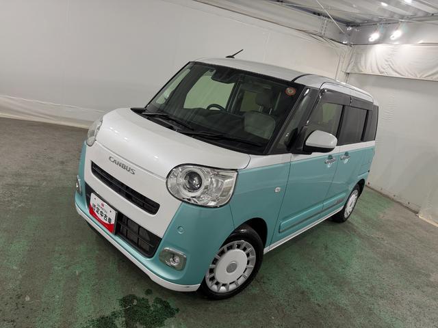 ムーヴキャンバスストライプスＧターボ　走行２０８７５キロ／車検整備付／修復歴一年保証・走行距離無制限　ディスプレイオーディオ　Ｂｌｕｅｔｏｏｔｈ　バックカメラ　ドラレコ　ＥＴＣ　クリアランスソナー　オートライト　ＬＥＤヘッドライト　シートヒーター　両側電動スライドドア（埼玉県）の中古車
