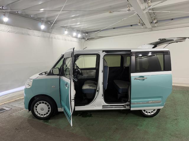 ムーヴキャンバスストライプスＧターボ　走行２０８７５キロ／車検整備付／修復歴一年保証・走行距離無制限　ディスプレイオーディオ　Ｂｌｕｅｔｏｏｔｈ　バックカメラ　ドラレコ　ＥＴＣ　クリアランスソナー　オートライト　ＬＥＤヘッドライト　シートヒーター　両側電動スライドドア（埼玉県）の中古車