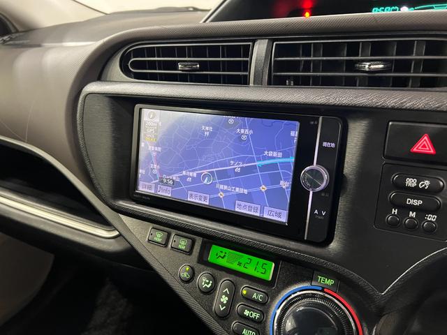 アクアG 走行77996キロ/車検整備付/フルセグナビ1年保証・走行距離無制限 助手席エアバック ETC 純正カーペットマット ブルートゥース オートライト LEDヘッドライト(埼玉県)の中古車