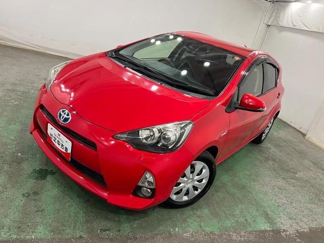 アクアG 走行77996キロ/車検整備付/フルセグナビ1年保証・走行距離無制限 助手席エアバック ETC 純正カーペットマット ブルートゥース オートライト LEDヘッドライト(埼玉県)の中古車