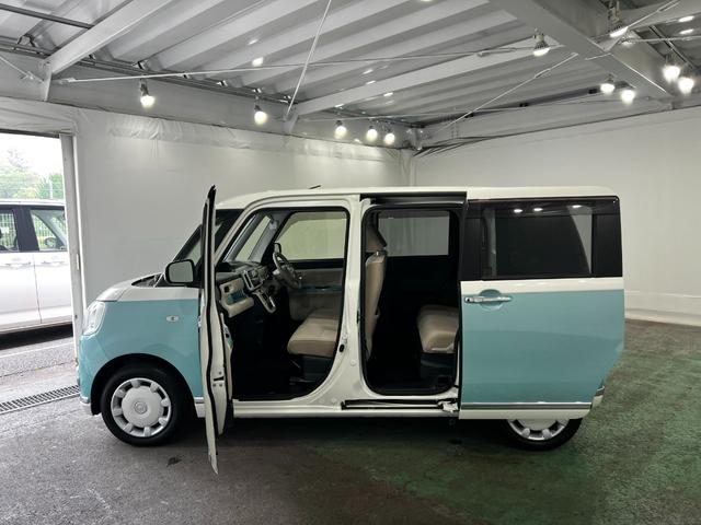 ムーヴキャンバスＧメイクアップ　ＳＡIII　走行２０５７３キロ／８インチナビ１年保証距離無制限　走行距離２０５７３キロ　純正フルセグナビ　パノラマモニター　ドラレコ　純正マット　サイドエアバッグ　ＬＥＤヘッドランプ　アイドリングストップ　両側電動スライドドア　キーフリー（埼玉県）の中古車