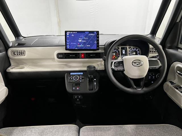 ムーヴキャンバスストライプスＧ　走行２５２２３キロ／ナビ／バックカメラ１年保証・走行距離無制限　Ｂｌｕｅｔｏｏｔｈ　ＥＴＣ　ドラレコ　サイドエアバック　クリアランスソナー　オートライト　ＬＥＤヘッドライト　ベンチシート　シートヒーター　両側電動スライドドア（埼玉県）の中古車