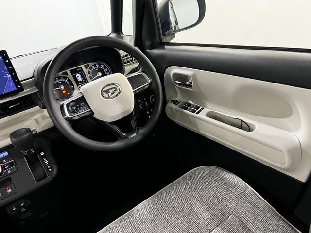 ムーヴキャンバスストライプスＧ　走行２５２２３キロ／ナビ／バックカメラ１年保証・走行距離無制限　Ｂｌｕｅｔｏｏｔｈ　ＥＴＣ　ドラレコ　サイドエアバック　クリアランスソナー　オートライト　ＬＥＤヘッドライト　ベンチシート　シートヒーター　両側電動スライドドア（埼玉県）の中古車