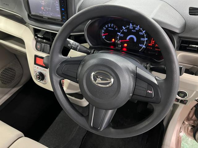 ムーヴＸ　走行３４９０４キロ／ワンセグナビ／シートヒーター／マット１年保証距離無制限　走行距離３４９０４キロ　ワンセグナビ　ブルートゥース　カーペットマット　オートライト　アイドリングストップ　シートヒーター　オート格納式ドアミラー（埼玉県）の中古車