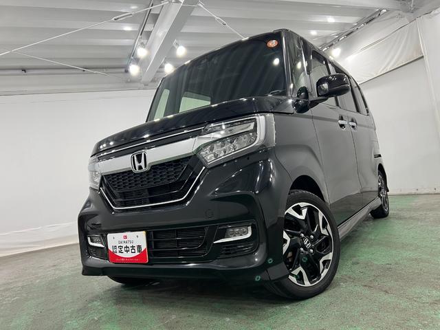 N−BOXカスタムG・Lターボホンダセンシング 走行28321キロ/ナビ1年保証・走行距離無制限 タイヤ4本交換 フルセグナビ Bluetooth バックドア ドラレコ オートライト LEDヘッドライト ベンチシート 両側電動スライドドア(埼玉県)の中古車