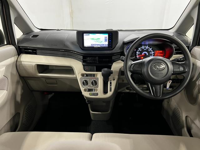 ムーヴＬ　ＳＡII　走行９８７９０キロ／車検整備付／ナビ一年保証・走行距離無制限　ワンセグナビ　助手席エアバック　純正カーペットマット　ＥＴＣ　アイドリングストップ　ベンチシート（埼玉県）の中古車