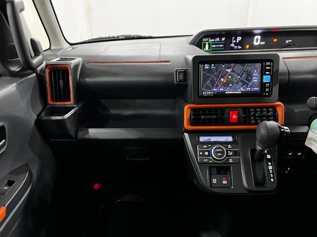タントファンクロスターボ 走行7010キロ/ナビ/バックカメラ1年保証・走行距離無制限 フルセグナビ Bluetooth バックカメラ ドラレコ ETC クリアランスソナー オートライト LEDヘッドライト ベンチシート シートヒーター 両側電動スライドドア(埼玉県)の中古車