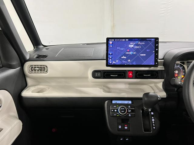 ムーヴキャンバスストライプスＧ　走行１４４２４キロ／ナビ／バックカメラ一年保証・走行距離無制限　フルセグナビ　Ｂｌｕｅｔｏｏｔｈ　バックカメラ　ドラレコ　ＥＴＣ　クリアランスソナー　オートライト　ＬＥＤヘッドライト　シートヒーター　両側電動スライドドア（埼玉県）の中古車
