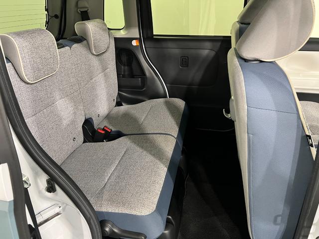 ムーヴキャンバスストライプスＧターボ　走行１１８７６キロ／車検整備付１年保証・走行距離無制限　サイドエアバック　クリアランスソナー　オートマチックハイビーム　オートライト　ＬＥＤヘッドライト　ベンチシート　シートヒーター　両側電動スライドドア（埼玉県）の中古車