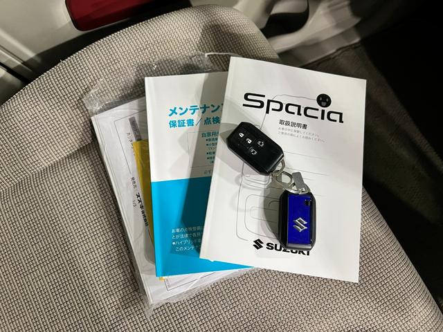 スペーシアハイブリッドＸ　走行３６５５２キロ／ナビ／全周囲カメラ１年保証距離無制限　走行距離３６５５２キロ　フルセグナビ　全周囲カメラ　ブルートゥース　純正マット　サイドエアバッグ　ＬＥＤヘッドランプ　アイドリングストップ　シートヒーター　両側電動スライドドア（埼玉県）の中古車