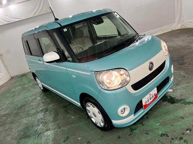 ムーヴキャンバスXホワイトアクセントリミテッド SAIII 軽雹害/4WD1年保証距離無制限 走行距離71354キロ 車検整備付 フルセグナビ パノラマモニター ブルートゥース 純正マット サイドエアバッグ オートライト アイドリングストップ 両側電動スライドドア(埼玉県)の中古車