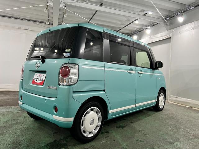 ムーヴキャンバスXホワイトアクセントリミテッド SAIII 軽雹害/4WD1年保証距離無制限 走行距離71354キロ 車検整備付 フルセグナビ パノラマモニター ブルートゥース 純正マット サイドエアバッグ オートライト アイドリングストップ 両側電動スライドドア(埼玉県)の中古車