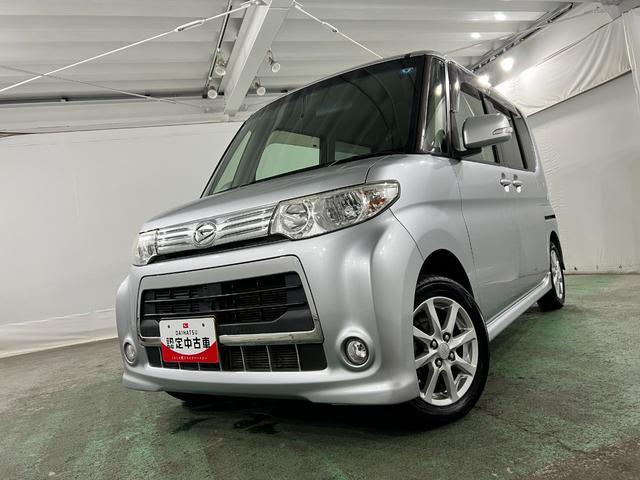 タントカスタムX HID/片側電動スライドドア/ステレオ禁煙車 ワンオーナー 点検記録簿あり 一年保証・走行距離無制限 走行97693キロ HIDヘッドライト アイドリングストップ ベンチシート 片側電動スライドドア(埼玉県)の中古車