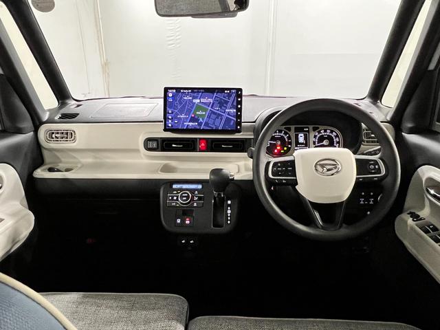 ムーヴキャンバスストライプスGターボ 走行31844キロ/車検整備付/ナビ一年保証・走行距離無制限 フルセグナビ Bluetooth バックカメラ ドラレコ ETC オートライト LEDヘッドライト シートヒーター 両側電動スライドドア(埼玉県)の中古車